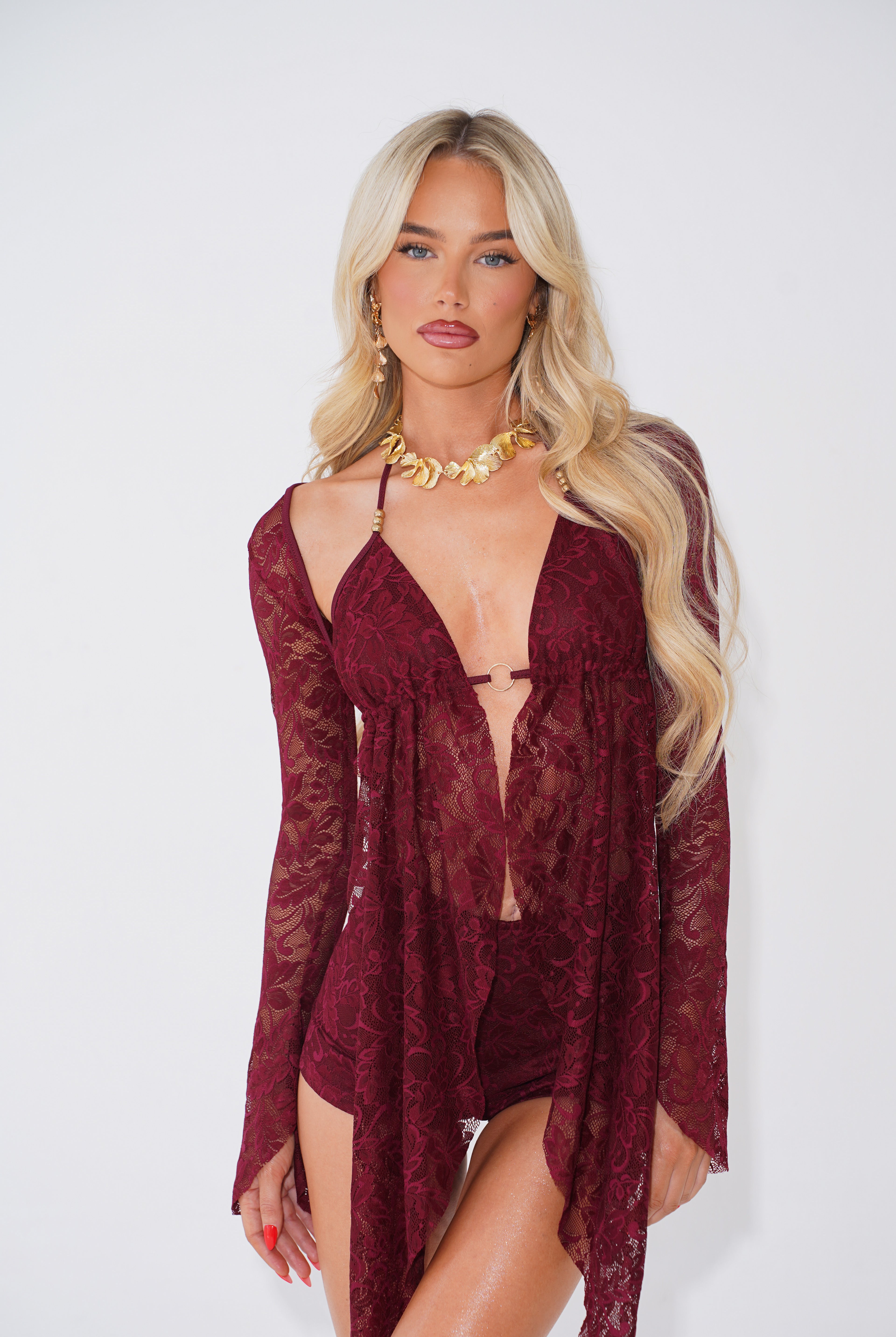 Tink Booty Shorts - Cherry Lace (15531851219326)